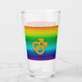 Verre Rainbow Love (Dos)