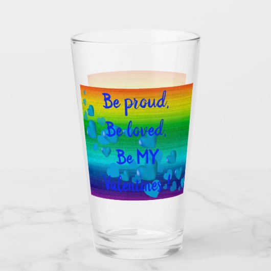 Verre Rainbow Love (Devant)