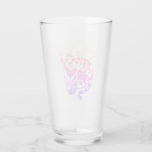 Verre Rainbow Patterned cat (Dos)