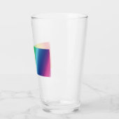 Verre Rainbow pride couleurs égalité boisson (Gauche)