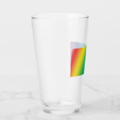 Verre Rainbow pride couleurs égalité boisson (Droite)