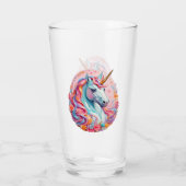 Verre Rainbow Unicorn rose (Dos)