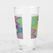 Verre Rainbow Zigzags (Gauche)