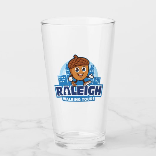 Verre Raleigh Randonnées pédestres Cute Acorn Pint (Devant)
