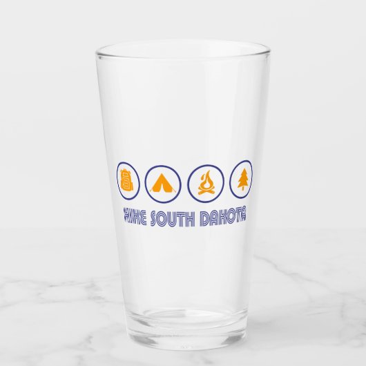 Verre Randonnée dans le Dakota du Sud (Devant)
