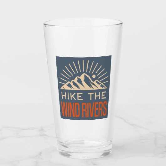 Verre Randonnée Sunburst des Wind Rivers (Devant)