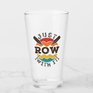 Verre Rangez-vous avec le Cool Retro Rowing Team Oars