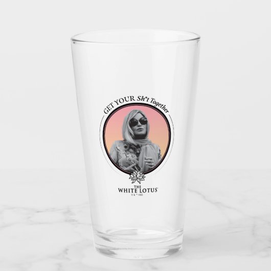 Verre Rassemblez votre sh*t - Le Lotus Blanc