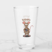 Verre Rat drôle avec dessin animé de la caméra (Dos)