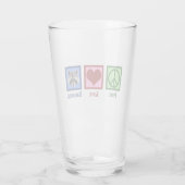 Verre Ratons Peace Love (Dos)