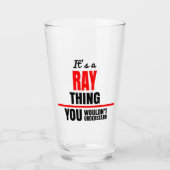 Verre Ray, tu ne comprendrais pas le nom (Devant)