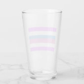 Verre Rayures de fierté intersexe (Dos)