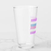 Verre Rayures de fierté intersexe (Droite)