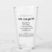 Verre Recette de boisson Cape Cod (Devant)