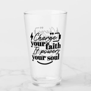 Verre Rechargez Votre Foi – Citation Inspirante Chrétien