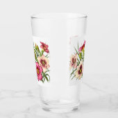 Verre Red Daylilies Floral (Gauche)