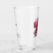 Verre Red Dragon : Janvier Birthstone Garnet (Droite)