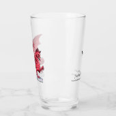 Verre Red Dragon : Ruby de pierre de naissance de juille (Gauche)