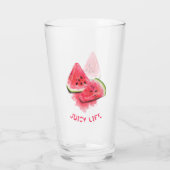 Verre Red Sweet Juicy Watermelon Pieces Glass (Dos)