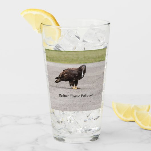 Verre Réduire La Pollution Plastique (Devant glace)