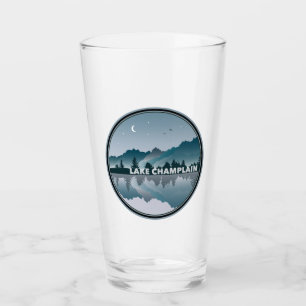 Verre Réflexion du lac Champlain New York Vermont
