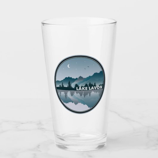 Verre Réflexion du lac Lavon Texas (Devant)