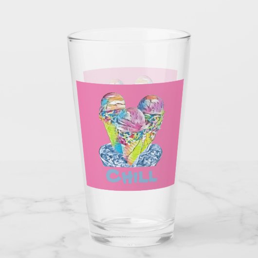 Verre Refroidissement de la glace (Devant)