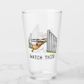 Verre Regarde Ça ! Chien - agilité drôle balançoire chie (Devant)