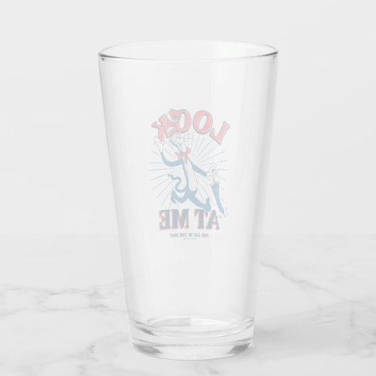 Verre Regarde-Moi Chat Dans Le Casquette (Dos)