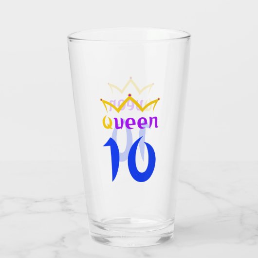 Verre Reine 10 (Dos)