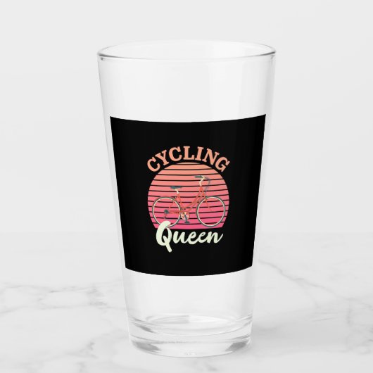 Verre Reine cycliste (Devant)