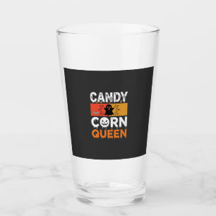 Verre Reine de bonbons de maïs Halloween SVG Design