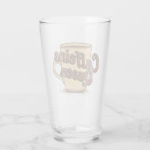 Verre Reine de la caféine (Dos)