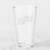 Verre Remerciements à la bienheureuse guépard'impression (Dos)