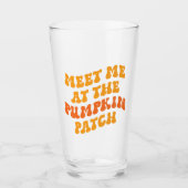 Verre Rencontrez-Moi Au Patch Citrouille (Devant)