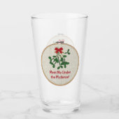 Verre Rencontrez-moi sous la souris | Noël (Devant)