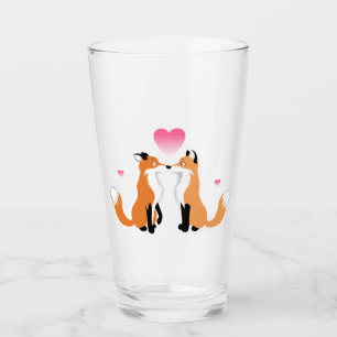 Verre Rendez-vous au renard de la Saint-Valentin