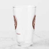 Verre Représentation captivante et artistique d'un tigre (Gauche)