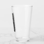 Verre Représentation graphique de saint Athanase d'Alexa (Gauche)