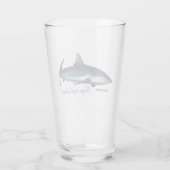 Verre requin gris cool (Dos)