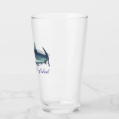 Verre requin gris cool (Gauche)