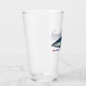 Verre requin gris cool (Droite)