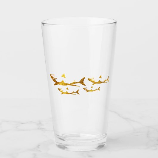 Verre Requins d'or (Devant)
