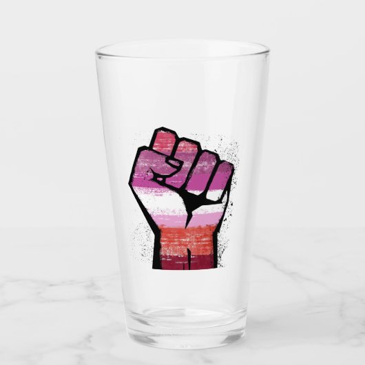 Verre Résistance lesbienne (Devant)