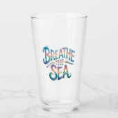 Verre Respire la mer (Devant)