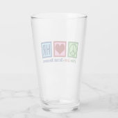 Verre Ressources humaines Peace Love HR (Dos)