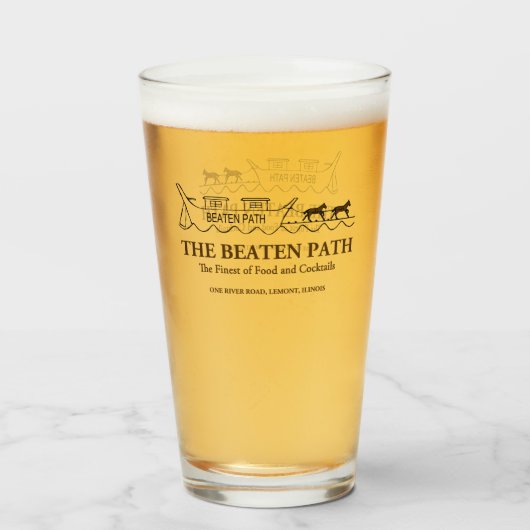 Verre Restaurant Beaten Path, Lemont, IL (Devant (rempli))