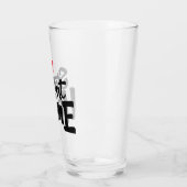 Verre Restez à la maison Coeur (Gauche)