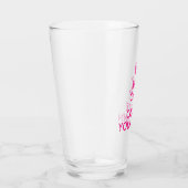 Verre Restez calme et créez votre propre - Rose (Droite)