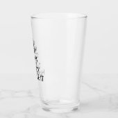 Verre Restez calme et laissez papa s'amuser Fête des pèr (Gauche)